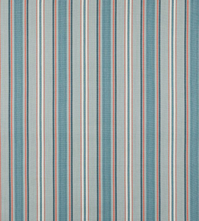 Tango Stripe Fabric by Jane Churchill Aqua