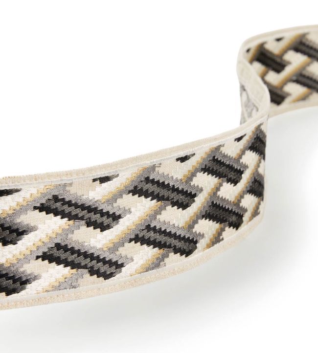 Taniska Braid Trimming by Osborne & Little Black/Ivory