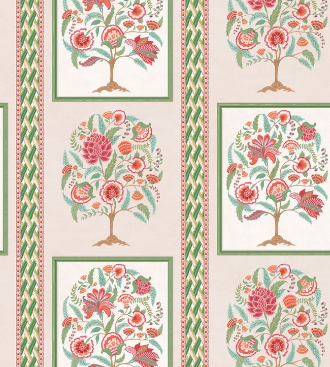 Taniska Wallpaper by Osborne & Little Coral