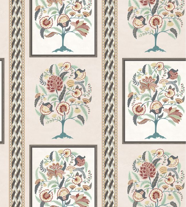 Taniska Wallpaper by Osborne & Little Eucalyptus/Charcoal