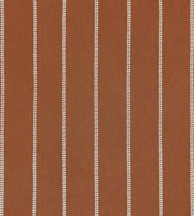 Taos Stripe Fabric by Osborne & Little Terracotta