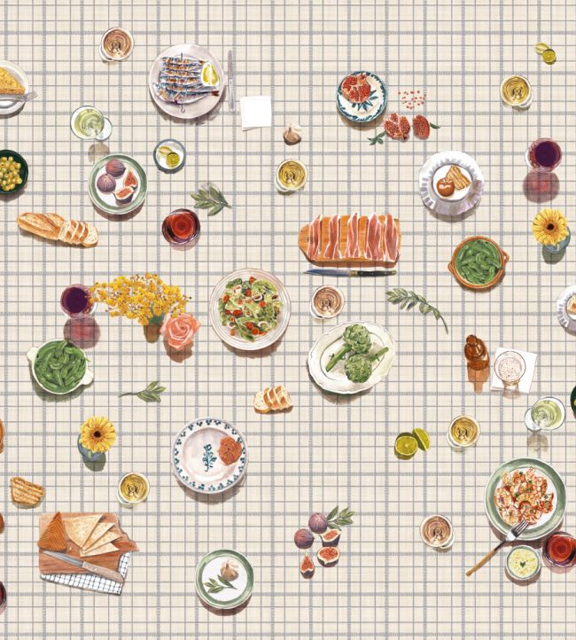 Tapeo Squares Mural by Tres Tintas Multi