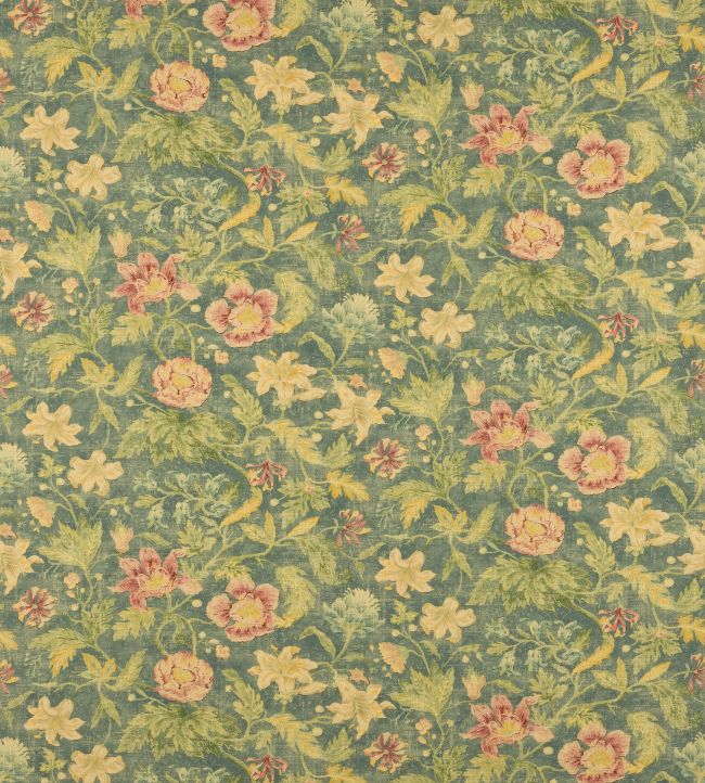 Tapestry Garden Fabric by Colefax and Fowler Blue