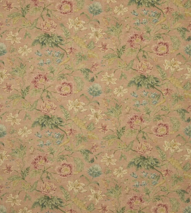 Tapestry Garden Fabric by Colefax and Fowler Old Pink