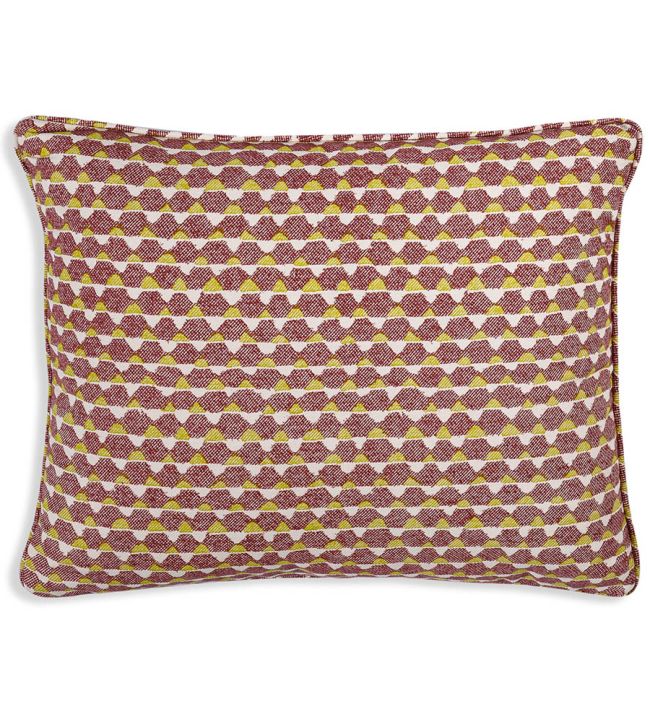 Tara Cushion 43 x 35cm by Fermoie Dark Red