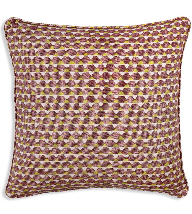 Tara Cushion 43 x 43cm by Fermoie Dark Red