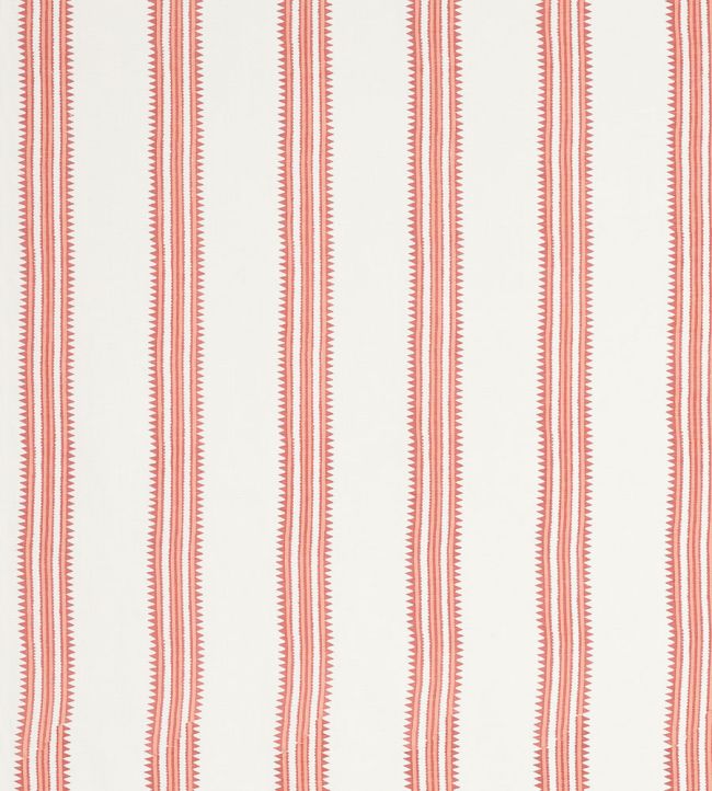 Tari Stripe Fabric by Jane Churchill Red