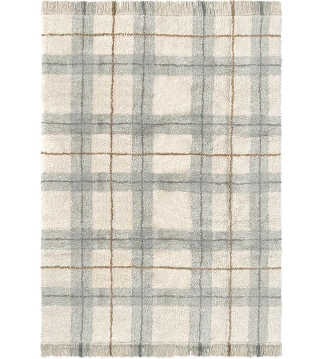 Lorena Canals Tartan rug Blue Sage C-TAR-BS-S Blue Sage