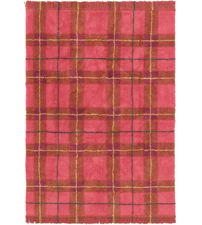 Lorena Canals Tartan rug Vintage Red C-TAR-VR-S Vintage Red