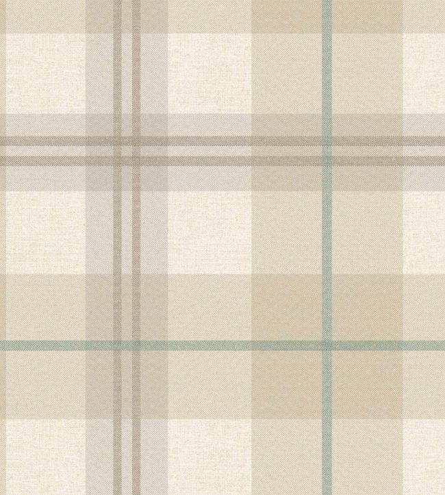 Tartanowski Wallpaper by Woodchip & Magnolia Oat Latte
