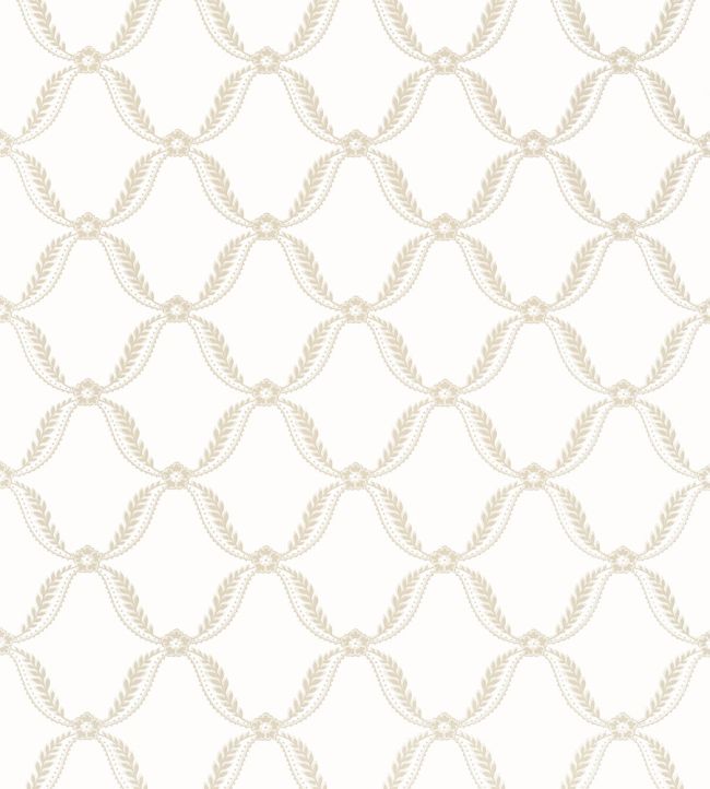 Tate Trellis Wallpaper by Anna French Beige
