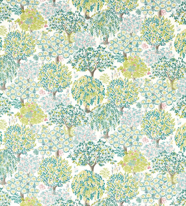 Tatton Cream Fabric by Studio G Multi