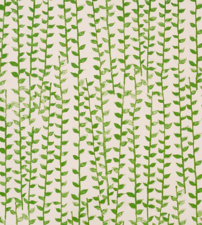 Tea Trail Fabric by Christopher Farr Cloth Green