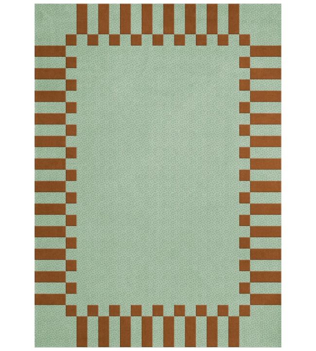 Layered Tekla Frame rug Pistachio Camel TKFRPC140200 Pistachio Camel