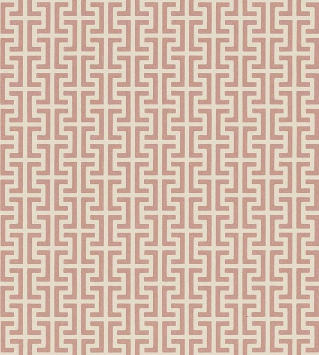 Temple Wallpaper by Schumacher Pink