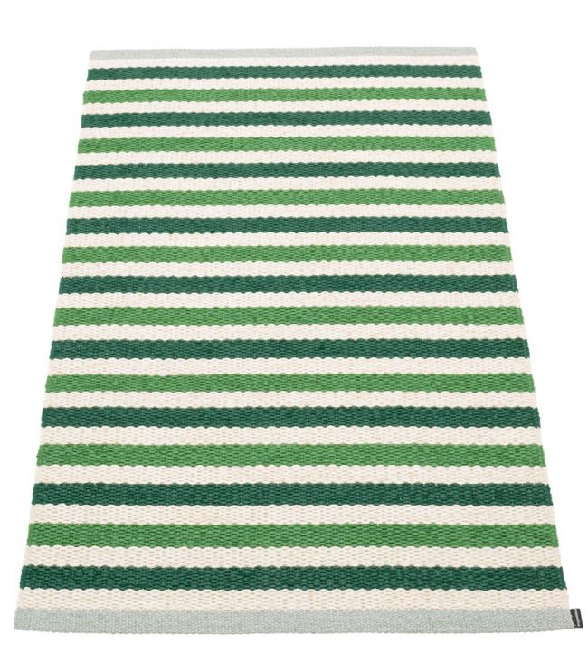 Pappelina Teo rug Dark Green/Grass Green/Vanilla TE1H712 Dark Green/Grass Green/Vanilla