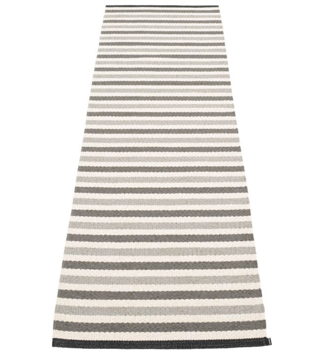 Pappelina Teo Runner rug Warm Grey/Charcoal/Vanilla TE9D724 Warm Grey/Charcoal/Vanilla