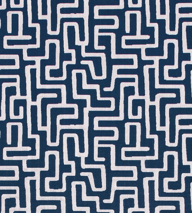 Terrace Lane Fabric by Thibaut Navy