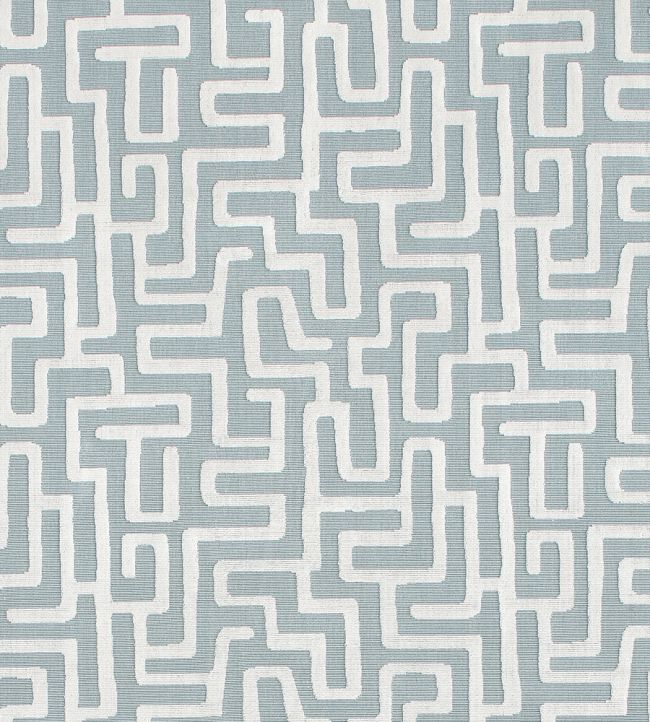 Terrace Lane Fabric by Thibaut Spa Blue