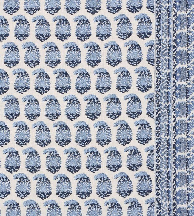 Terry Fabric by Schumacher Blue & Navy