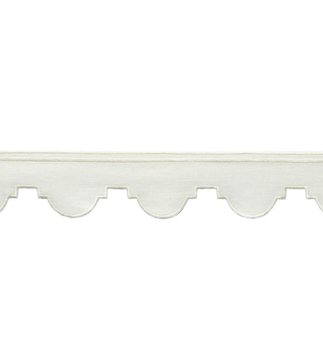 Tess Scalloped Border Trimming by Samuel & Sons Cream