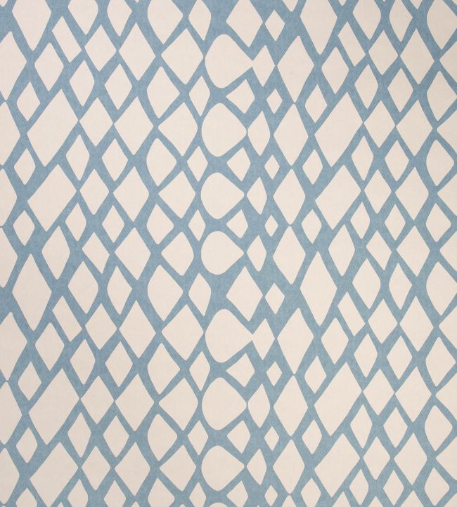 Tesserae Wallpaper by Christopher Farr Cloth Cobalt