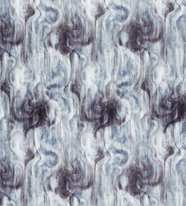 Tessuto Fabric by Clarke & Clarke Midnight/Silver
