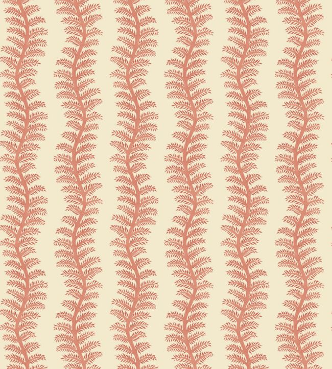 Tetbury Stripe Wallpaper by GP & J Baker Soft Red