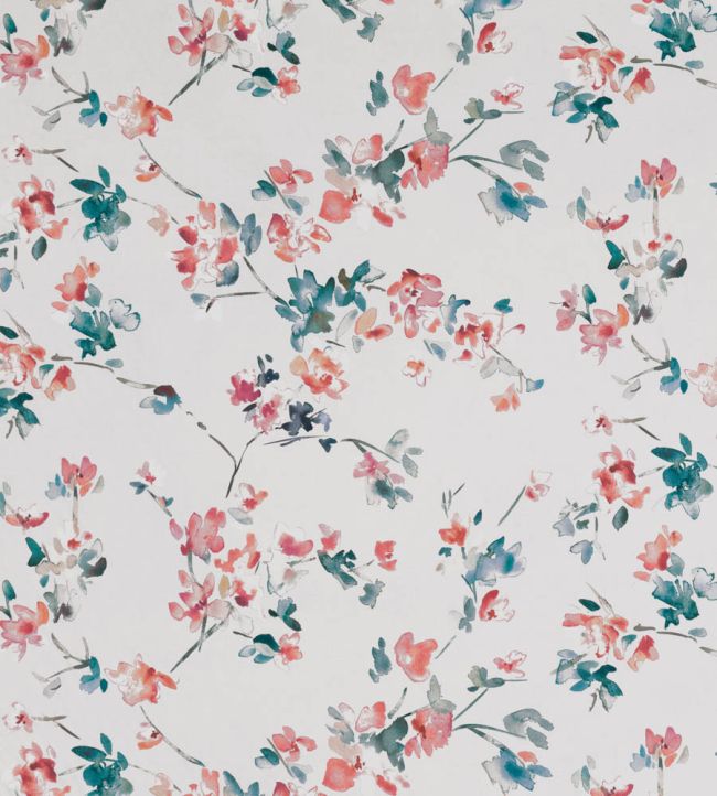Thalia Fabric by Romo Pomegranate