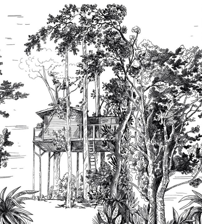 The Garden Shed Mural by Caselio Noir
