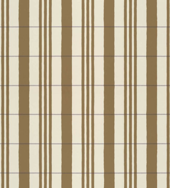 The Guards Tent Wallpaper by Langelid Von Bromssen Roasted Brown