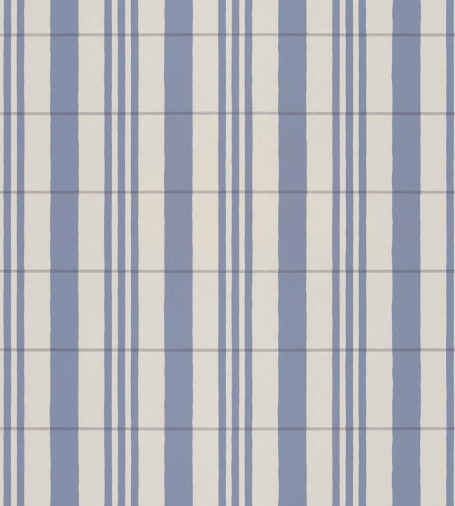 The Guards Tent Wallpaper by Langelid Von Bromssen Sky Blue