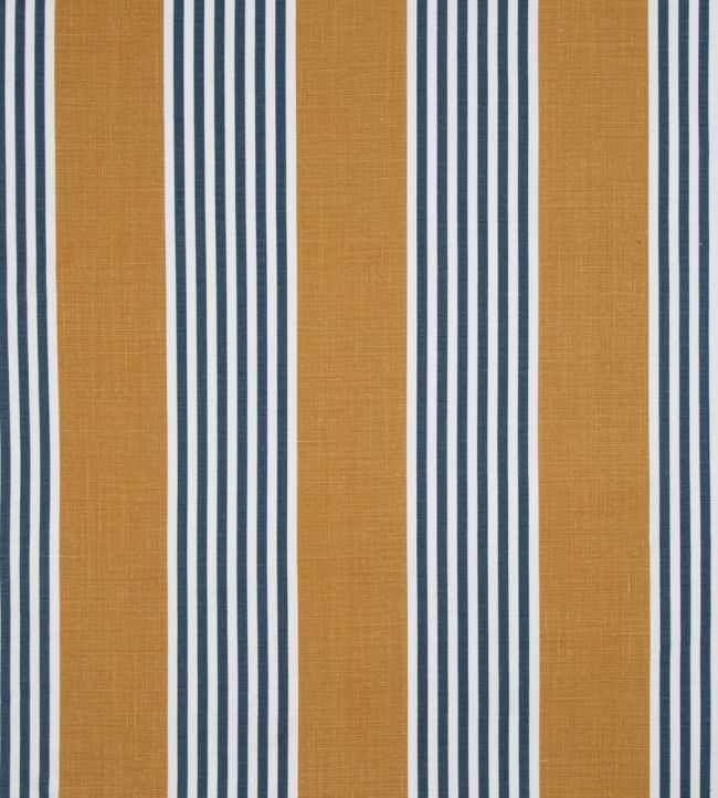 The Hudson Stripe Fabric by Christopher Farr Cloth Honey