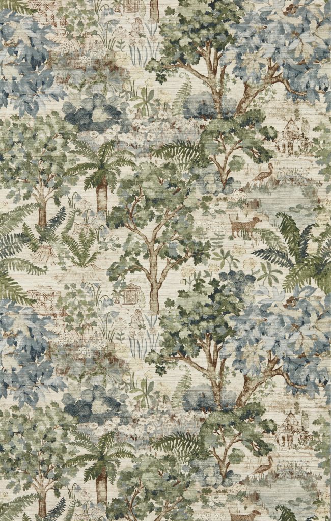 The Stumpery Wallpaper by Sanderson Fern