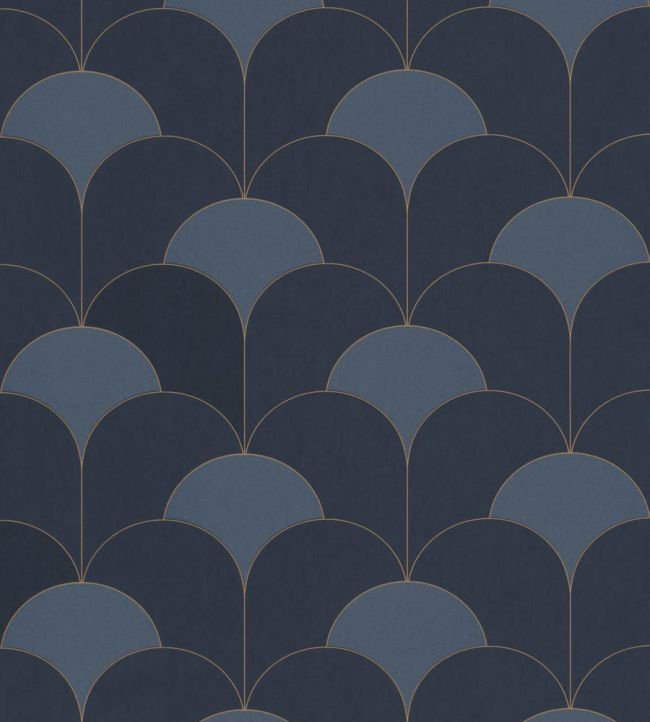 Theatre Wallpaper by Casadeco Bleu Orage