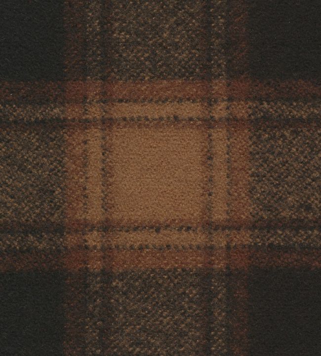 Callanish Check Fabric by The Isle Mill Black