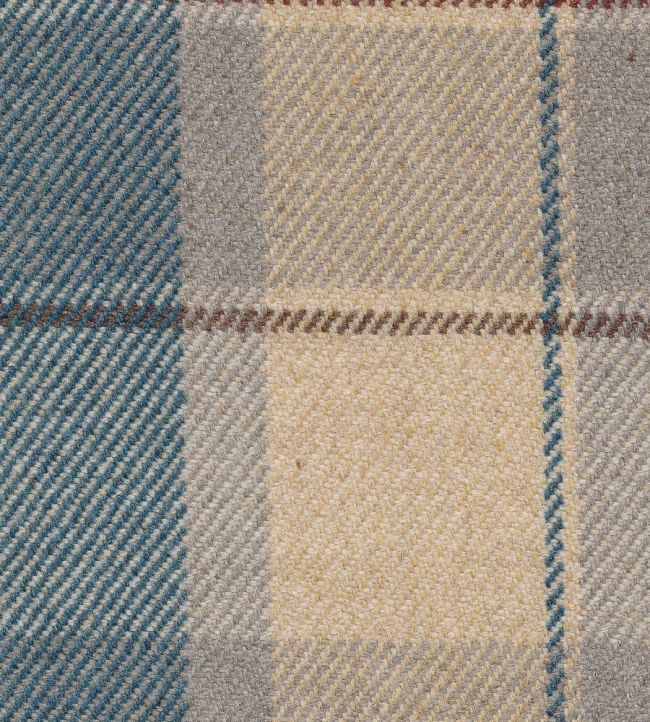 Callanish Plaid Fabric by The Isle Mill Slate