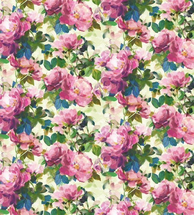 Thelmas Garden Fabric by Designers Guild Fuchsia