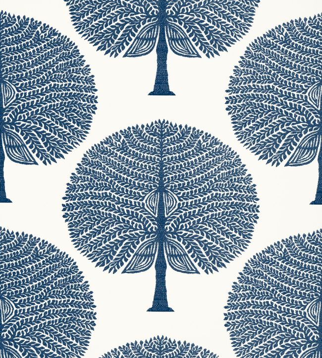 Mulberry Tree Wallpaper by Thibaut Navy