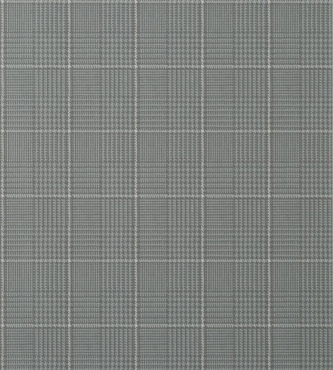 Grassmarket Check Wallpaper by Thibaut Grey