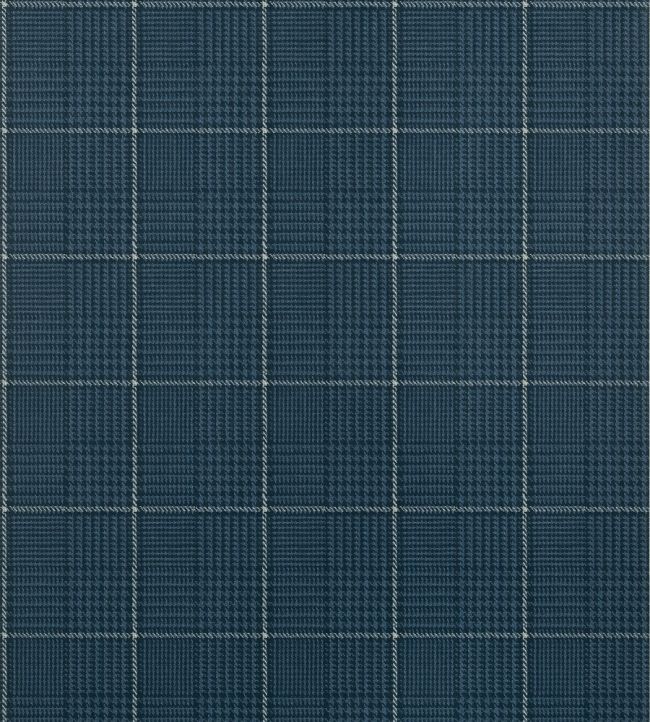 Grassmarket Check Wallpaper by Thibaut Navy