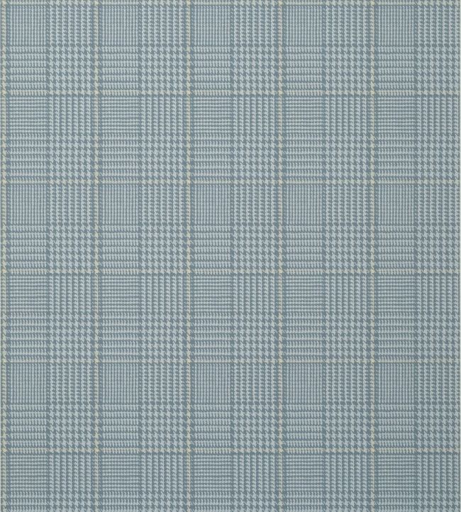 Grassmarket Check Wallpaper by Thibaut Slate Blue