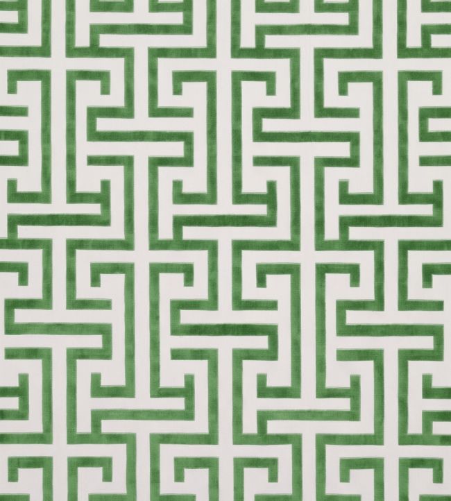 Ming Trail Fabric by Thibaut Green