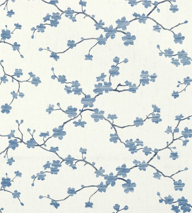 Sakura Wallpaper by Thibaut Blue
