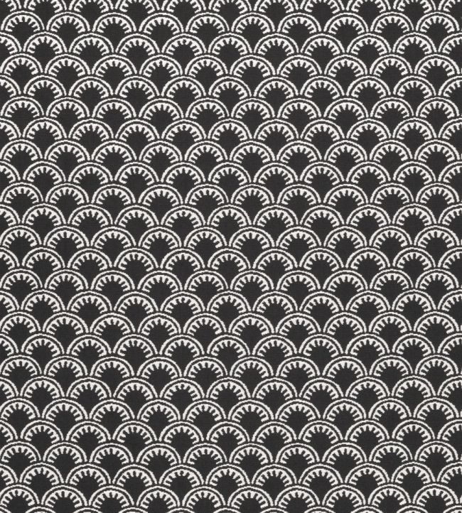Maisie Fabric by Thibaut Black