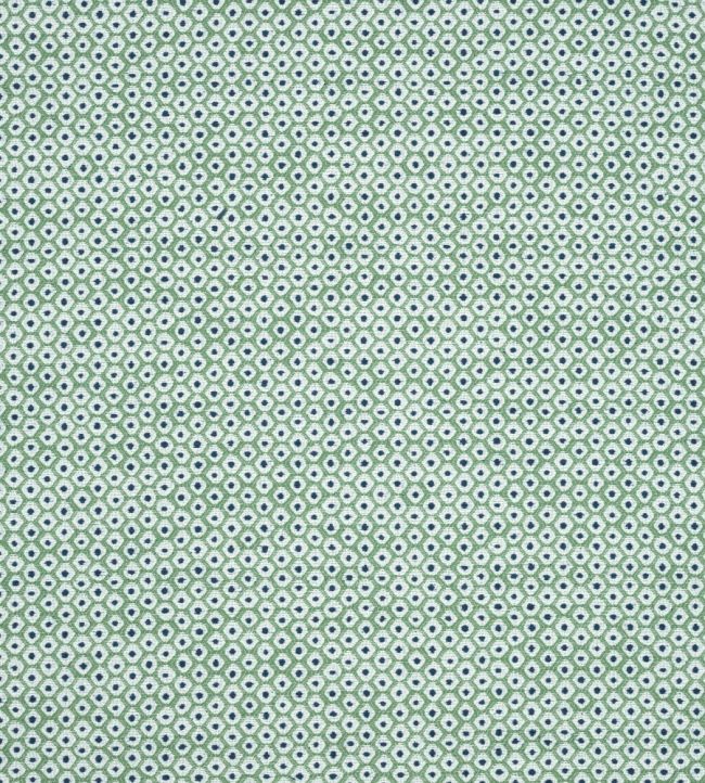 Pixie Fabric by Thibaut Kelly Green and Marine