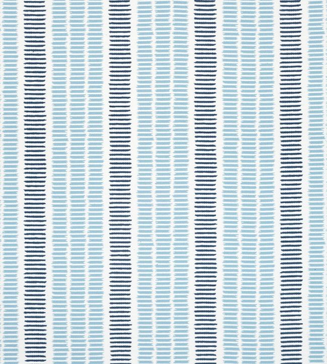 Topsail Stripe Fabric by Thibaut Sky and Marine