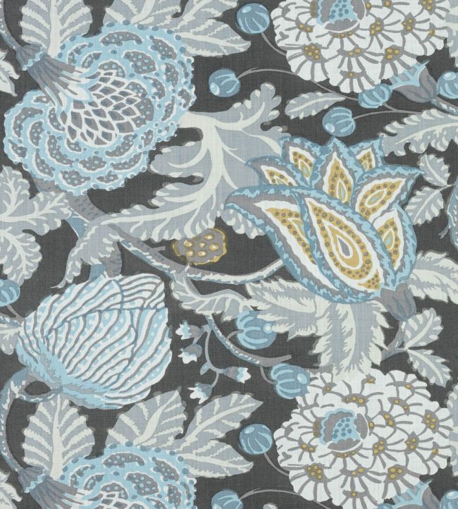 Mitford Fabric by Thibaut Grey