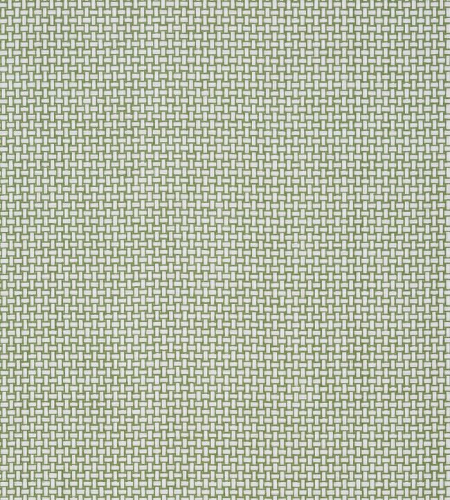 Baker Weave Wallpaper by Thibaut Green