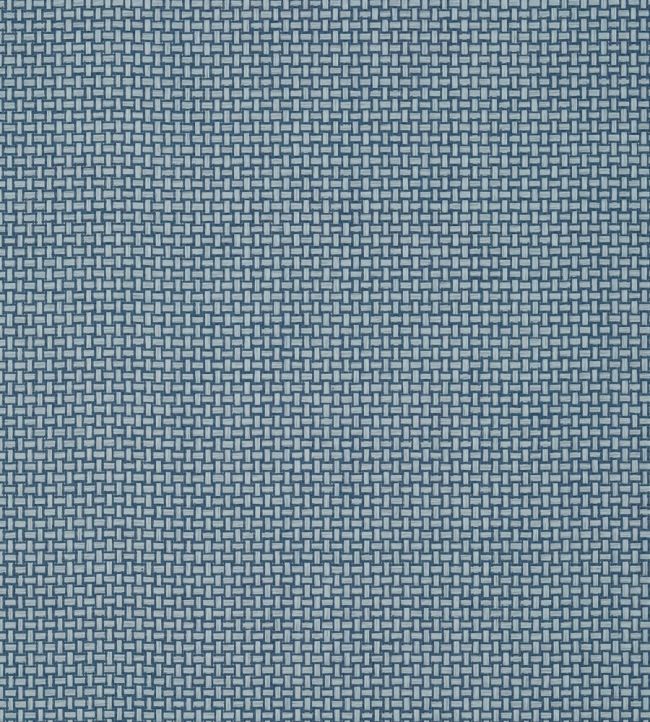 Baker Weave Wallpaper by Thibaut Navy
